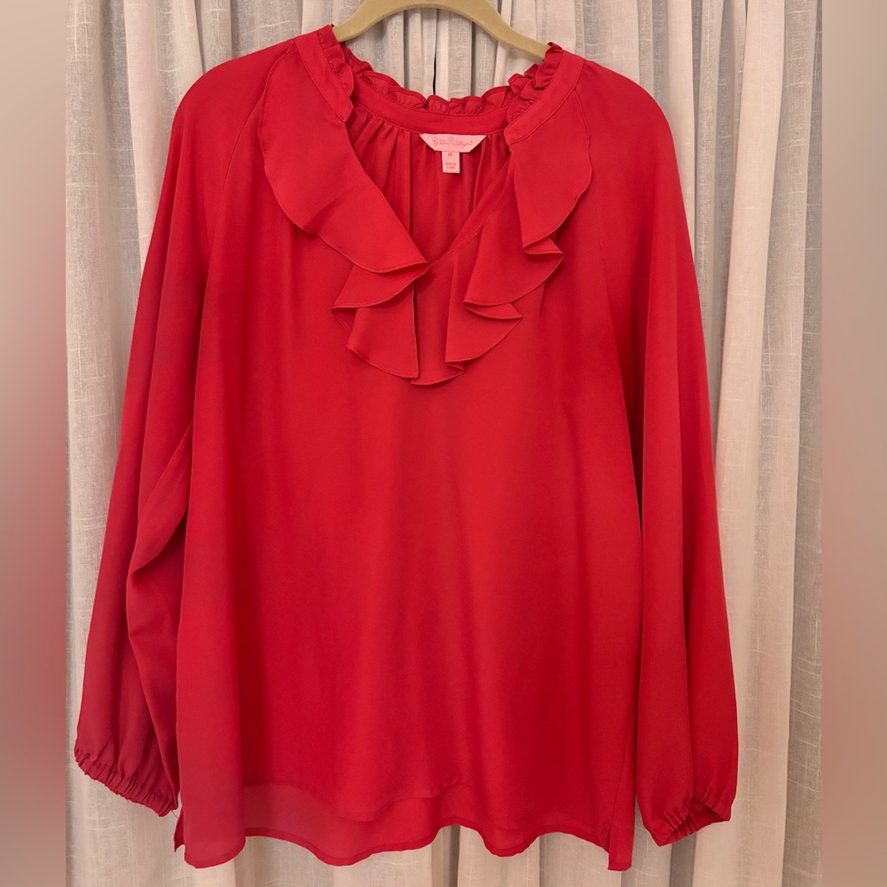 Lilly Pulitzer Ruffle Elsa Top